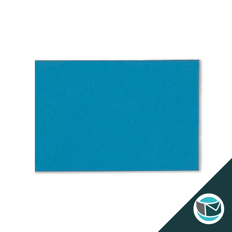 Wenskaart Envelop met Puntklep Strip - 62x94 mm  - Blauw