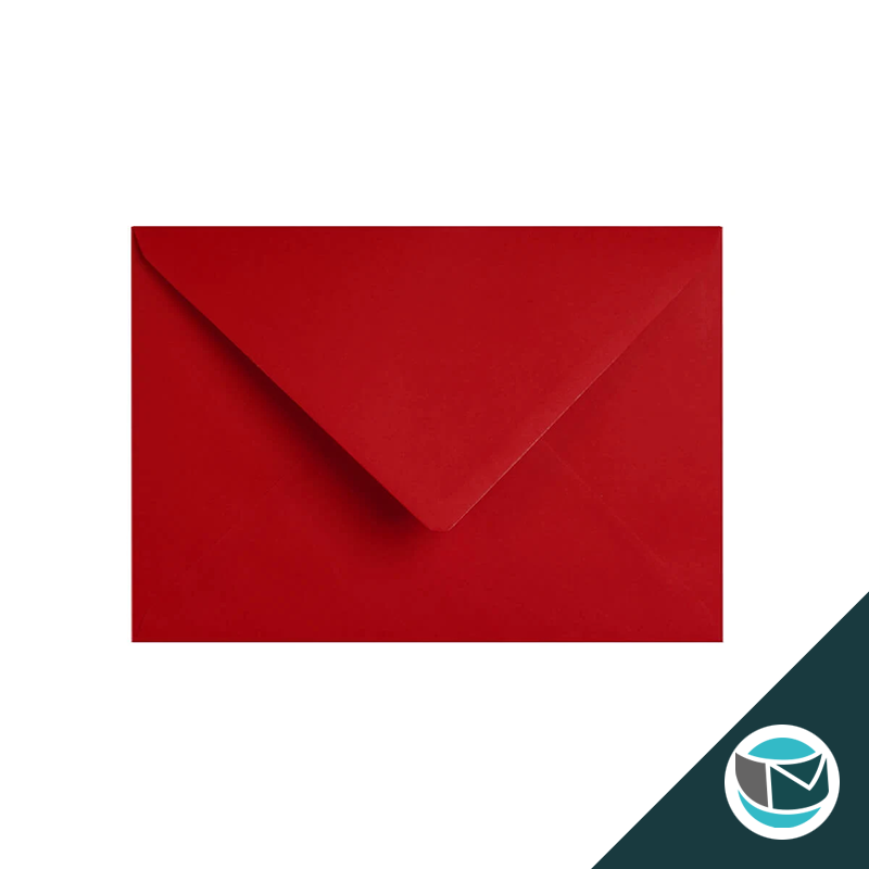 Gekleurde Premium Envelop - 125x175 mm - Dark red