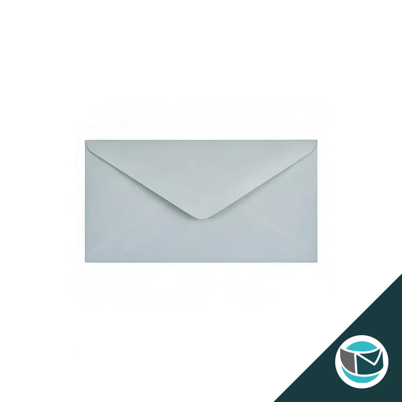 Gekleurde Premium Envelop - 110x220 mm (DL) - Lichtgrijs