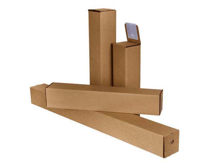 Zelfklevende vierkante verzendkoker Strip + Retourstrip A1+ (gebundeld: 20 stuks)