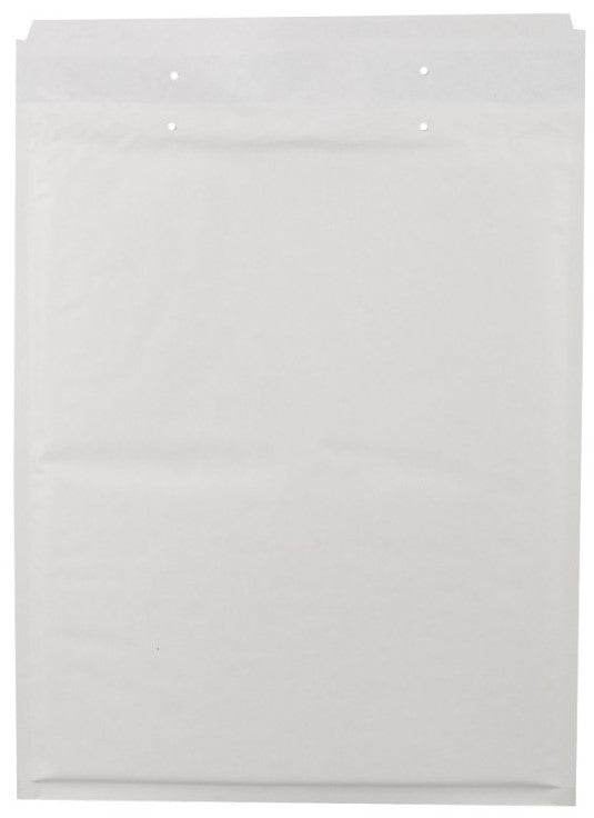 FSC Papier: Witte luchtkussen envelop F-16 tearstrip (A4), binnenmaat in MM: 220 x 340, is brievenbus geschikt